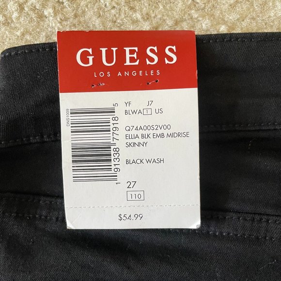 Guess Black Skinny Jeans - Picture 9 of 9